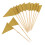 240Pcs Decorative Triangle Toothpicks Flags for Cake and Fruit 1