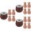 3Sets Brown Wooden Bead Blinds String Braided Curtain Tie Strap 6