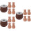 3Sets Brown Wooden Bead Blinds String Braided Curtain Tie Strap 7
