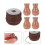 3Sets Brown Wooden Bead Blinds String Braided Curtain Tie Strap 10