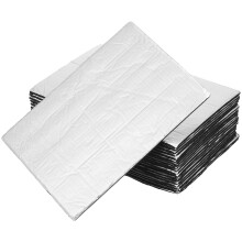 40PiĂšces Tapis D'insonorisation Et Isolation Thermique Auto Argent