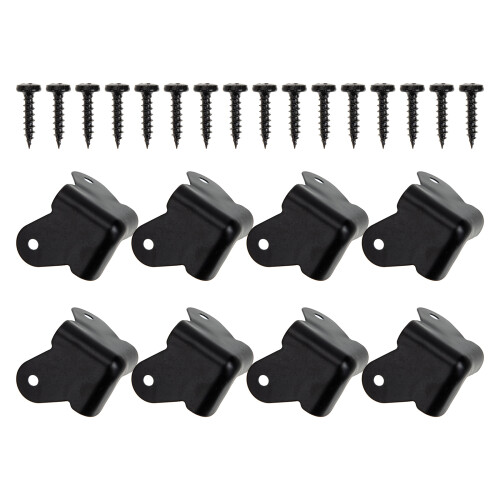 2Ensembles Coins Protecteurs Noir Anti-Collision Pour Enceintes