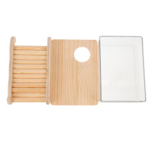 1Set Hamster Zandbadbox Met Klimladder En Transparant Design