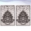 4Pcs DIY Stencil Plastic Embossing Templates for Scrapbooking Art 9