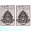 4Pcs DIY Stencil Plastic Embossing Templates for Scrapbooking Art 10