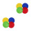 8Pcs PVC Round Flat Disc Markers Nonslip Agility Dots Assorted Colors 10