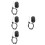 4Pcs Black Recliner Lever Replacement with Reinforced Cable 7