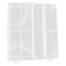 2Pièces Boîte Transparente Compartiments Aimantés Pour Figurines