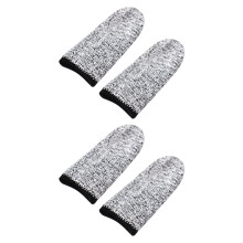 4Paires Outils Nettoyage Dents Hppe Doigts Pour Chats