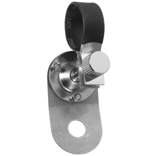 2Pièces Clips Lampe Frontale Casque Argent Inoxydable Résistants