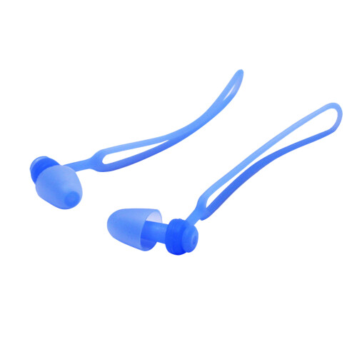 3Paires Bouchons D'oreille Silicone Forme Champignon Avec Cordon
