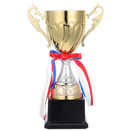 4Pièces Coupes Trophées Métalliques Dorées Pour Compétitions