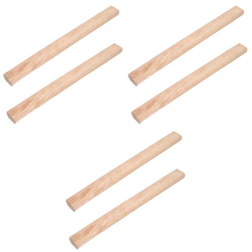 6Pcs Light Yellow Wooden Handles Replacement for Axes 2