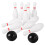 4Sets Plastic Bowling Set Voor Kinderen Wit Mini Indoor Outdoor 2