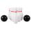 4Sets Plastic Bowling Set Voor Kinderen Wit Mini Indoor Outdoor 3