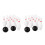 4Sets Plastic Bowling Set Voor Kinderen Wit Mini Indoor Outdoor 6