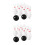 4Sets Plastic Bowling Set Voor Kinderen Wit Mini Indoor Outdoor 8
