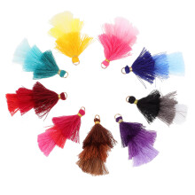 250Pièces Pompons Suspendus Multiples Couleurs Pour Sac Clef