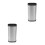 2Pcs Stainless Steel Cutter Holder Silver Compact Kitchen Tool Rack 6