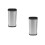 2Pcs Stainless Steel Cutter Holder Silver Compact Kitchen Tool Rack 8