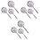 9Pcs Fine Stainless Steel Tea Coffee Strainers Rust-Resistant Sieves 3