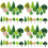 220Pcs Durable Assorted Mini Trees Plastic for Diorama and Display 5
