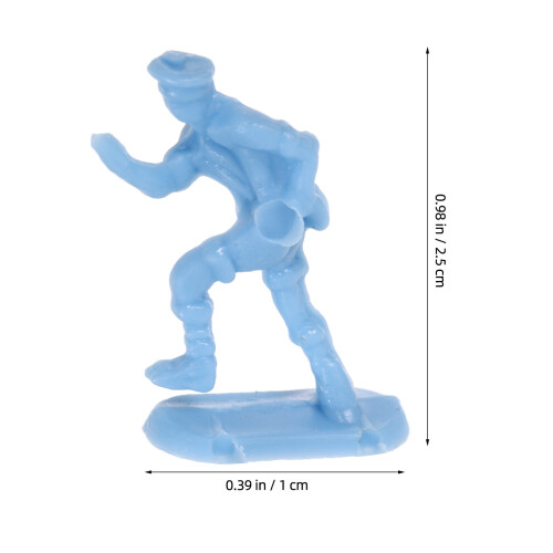 150Pcs Assorted Color Plastic Soldier Models Toy Set for Kids Playing 2