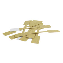 1Paquet Étiquettes Adhésives Dorées Papier Kraft Pour Affichage Prix