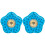 6Pièces Protection Fond Bleu Abs+eva Repose-Pointe Stable 1