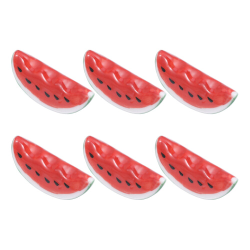 12Pièces Porte-Baguettes Céramique Forme Pastèque Rouge Design Unique