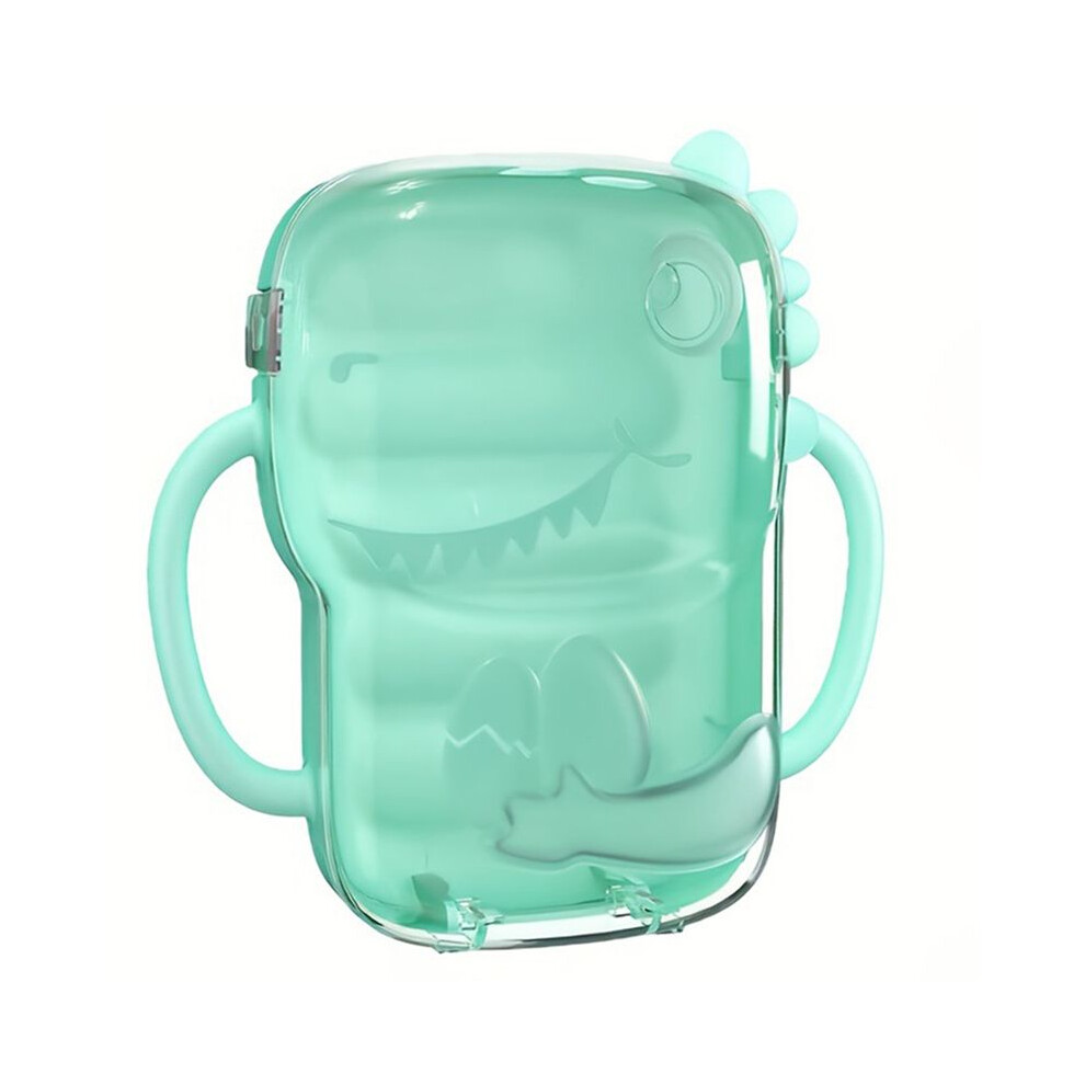 Squeeze Proof Food Pouch Holder For Toddlers,Spill-Proof Baby Pouch Holder With Handles,Fits Most Food Pouches Green