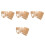 4Sets Precision Kraft Paper DIY Templates for Handmade Bags 6