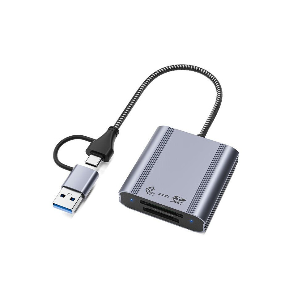 Cfexpress Type-A Reader Dual-Slot Memory Card 10Gbps Usb 3.2 Gen 2 Type A Cfexpress Adapter Cfe/Sd2.0 6032869935784