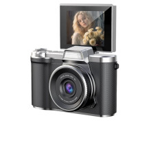 4K Digital Camera 48MP Autofocus Photography Camera 2.8inch Video Camcorder Cam Retro CCD Camera for Kids Students A