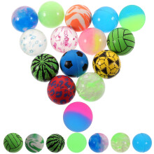 50Pièces Balles Élastiques Mini Eva Colorées Jouets Éducatifs Enfants