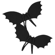 10Ensembles Cape Ailes Noires Eva Costume Enfant Idéal Halloween
