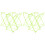 6Pcs Lightweight Green Trash Bag Holder Stand Foldable for Picnic Use 4