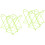 6Pcs Lightweight Green Trash Bag Holder Stand Foldable for Picnic Use 6