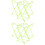6Pcs Lightweight Green Trash Bag Holder Stand Foldable for Picnic Use 7