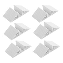 6 Patas Triangulares de Plástico para Puertas y Cercas de Mascotas y Bebés. Accesorios de Refuerzo para Puertas Independientes para Perros.