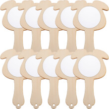20Pièces Bois Beige Non Finis Pour Enfants Décoration
