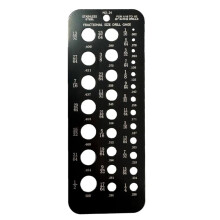 29-Hole Stainless Steel Drill Gauges for 1/16 Inch to 1/2 Inch Size Bits 17/64-1/2 0.062-0.250 Bolt Gauge (Black)