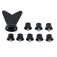 12 PCS Soccer Shoe Spikes M5 13mm Studs Turf Track Shoes Spikes for Indoor Outdoor Sports Competition
