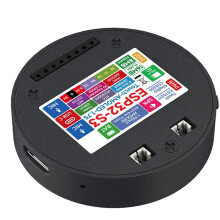 Carte de Développement ESP32-S3 avec Écran Tactile Rond AMOLED de 1,75 Pouce, Processeur Double Cœur LX7, Résolution 466 X 466, QSPI