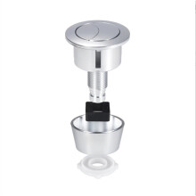 Universele Toiletspoelknopset - Vervangende Toiletspoelknop met Dubbele Spoeling voor 40 mm, 50 mm en 60 mm Gaten in Reservoirdeksels