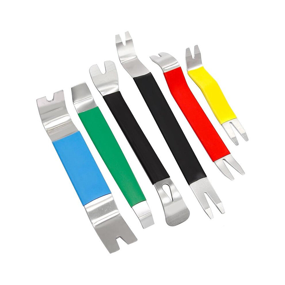 6Pcs Auto Trim Removal Tool Fastener Remover Pry Tool Panel Removal Tool For Car Door Panel Dashboard Radio 6031945970695