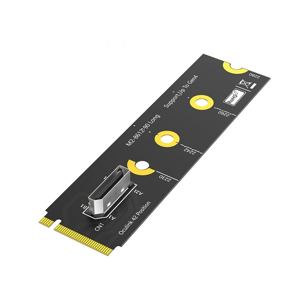 2230/2242/2260/2280 M.2 Nvme M Key To Oculink Sff-8612 Expansion Card Pcie4.0 To Sff-8612 4I Adapter For U.2 Ssd Egpu 6134130616917