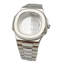Square Watch Case 316L Steel Bracelet for NH34 NH35 NH36 4r35 Movement Sapphire Glass Watch Spare Part