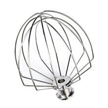 Whisk Attachment for 5.5Qt Bowl-Lift Stand Mixer, Stainless Steel 6-Wire, for Attachments for Mixer
