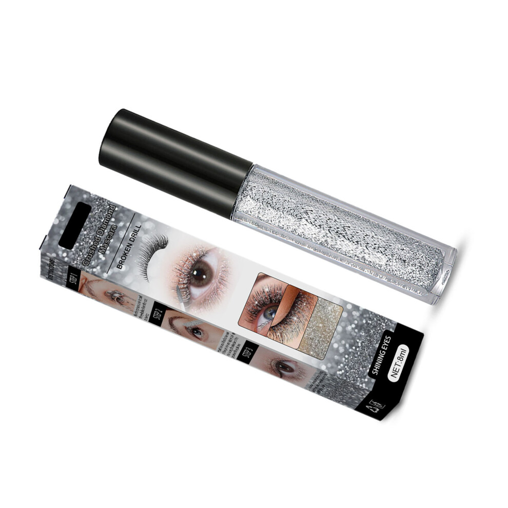 8ml Glitter Waterproof Mascara for Lengthening & Curling Long Lashes